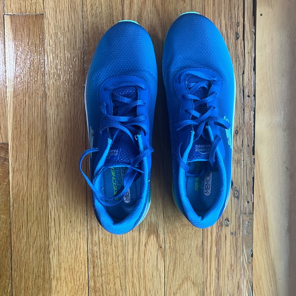 Athletic Blue Sketcher’s Shoes